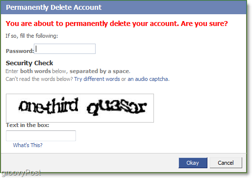facebook accoun deletion again